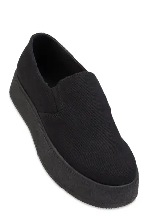 Low Platform Slip On Sneakers