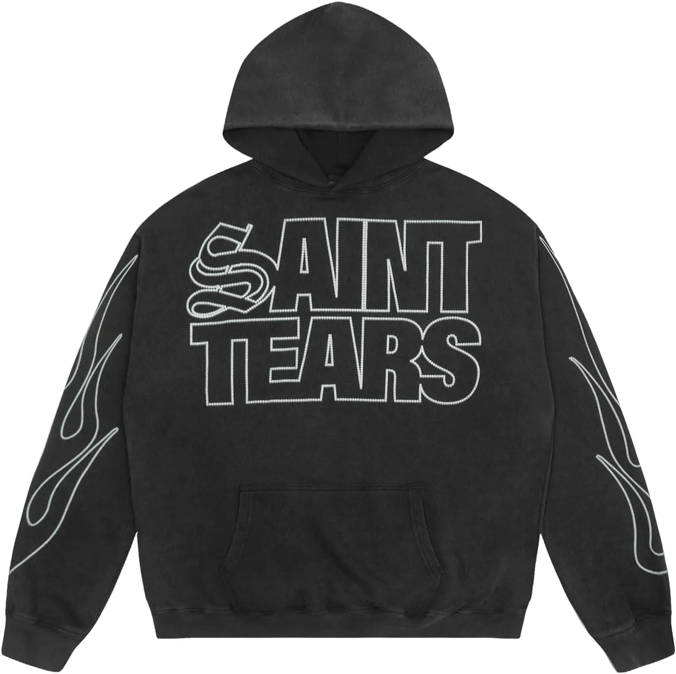 Lucky I See Ghosts Hoodie KY West Hoodie Men's Vintage Graphic Hip Hop Pullover Heavyweight Hoodies