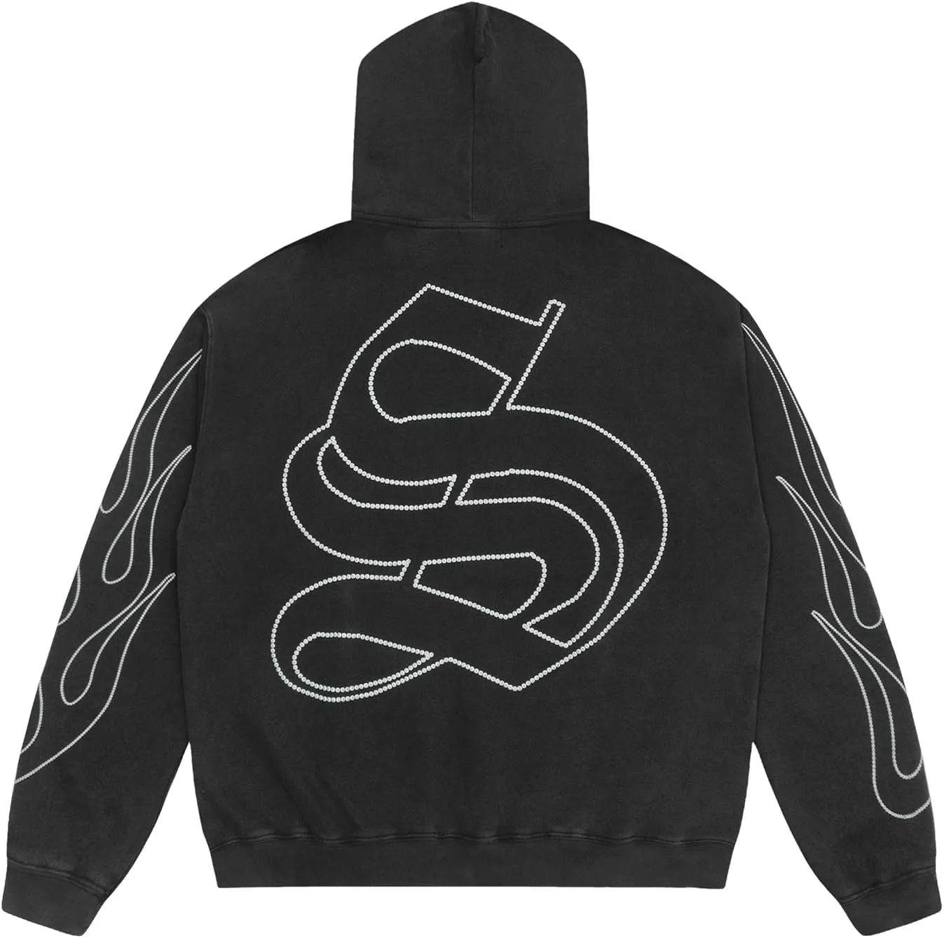 Lucky I See Ghosts Hoodie KY West Hoodie Men's Vintage Graphic Hip Hop Pullover Heavyweight Hoodies
