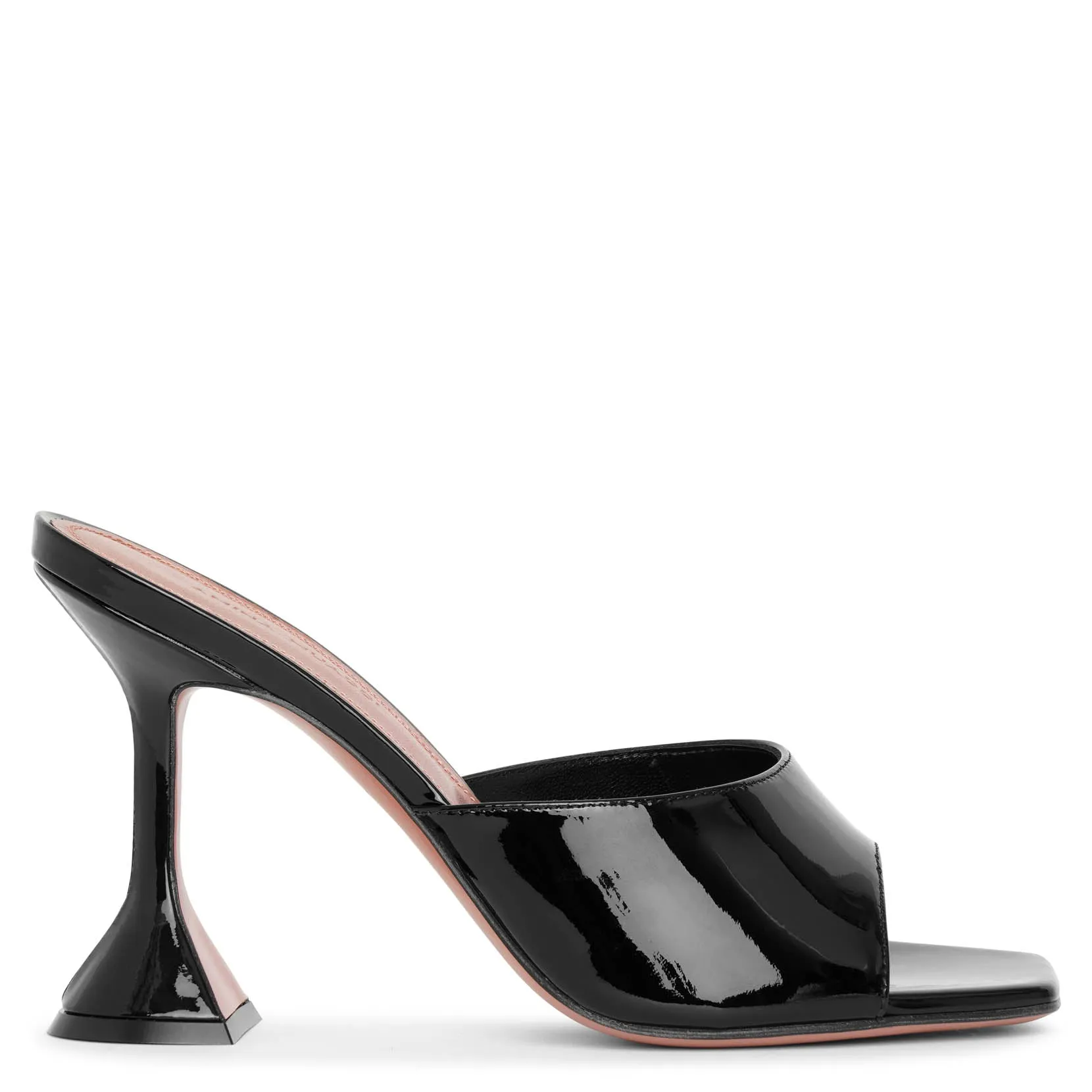 Lupita patent leather mule sandals
