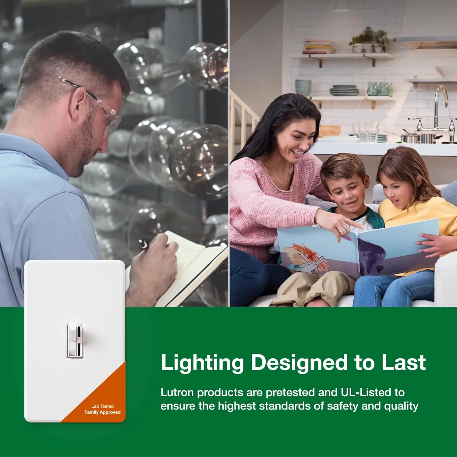 Lutron Ariadni/Toggler LED  Dimmer Switch for Dimmable LED, Halogen and Incandescent Bulbs, 150 Watt, Single-Pole or 3-Way, AYCL-153P-BL, Black