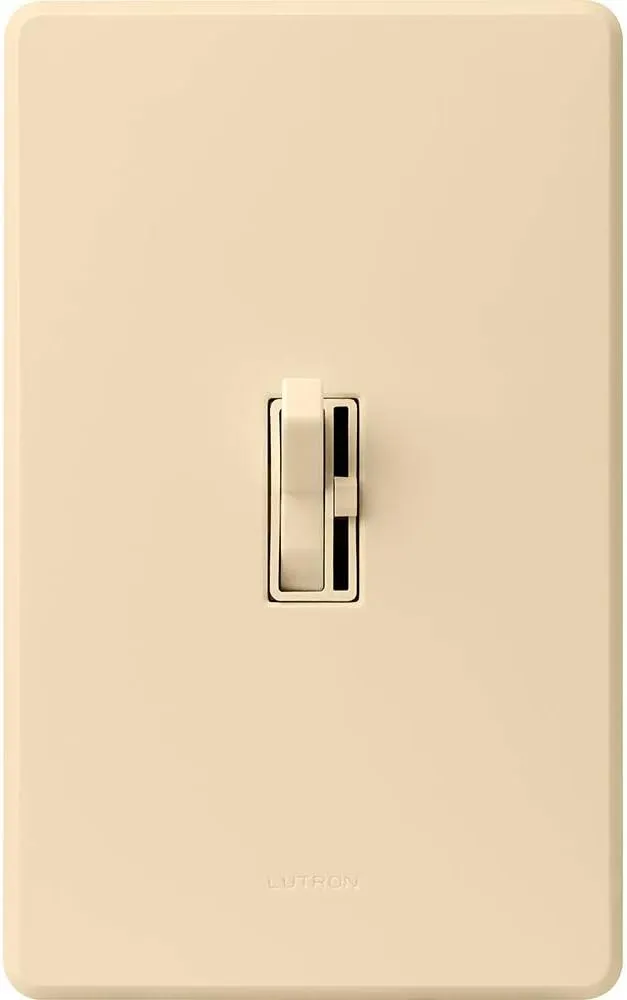Lutron Ariadni/Toggler LED  Dimmer Switch for Dimmable LED, Halogen and Incandescent Bulbs, 150 Watt, Single-Pole or 3-Way, AYCL-153P-IV, Ivory