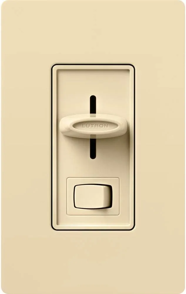Lutron Skylark LED  Dimmer Switch for Dimmable LED, Halogen and Incandescent Bulbs | 150W/Single-Pole or 3-Way | SCL-153P-IV | Ivory