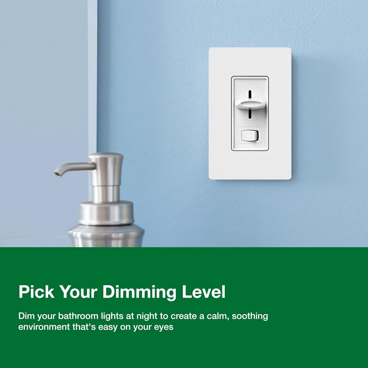 Lutron Skylark LED  Dimmer Switch for Dimmable LED, Halogen and Incandescent Bulbs | 150W/Single-Pole or 3-Way | SCL-153P-IV | Ivory