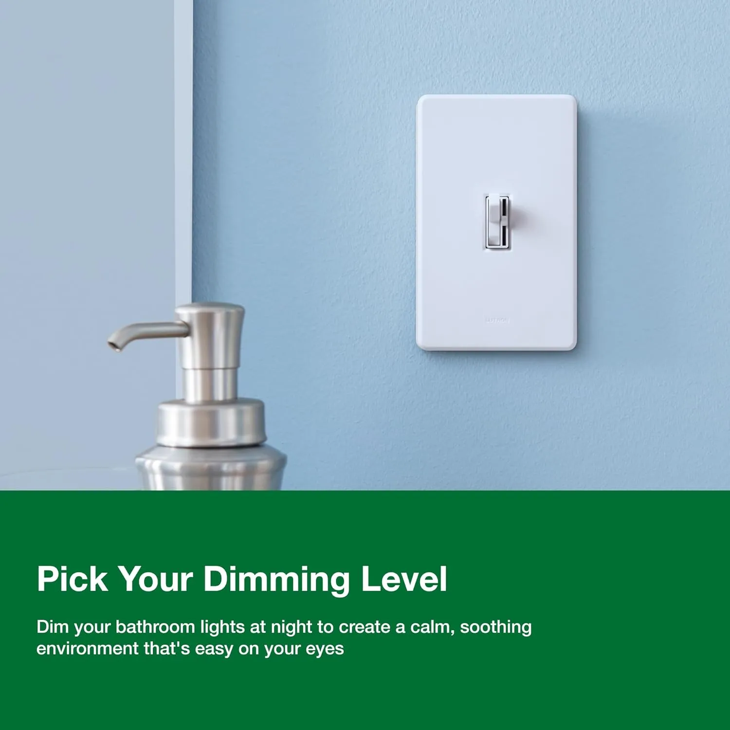 Lutron Toggler LED  Dimmer Switch for Dimmable LED, Halogen and Incandescent Bulbs, 150 Watt, Single-Pole or 3-Way, TGCL-153PH-LA, Light Almond