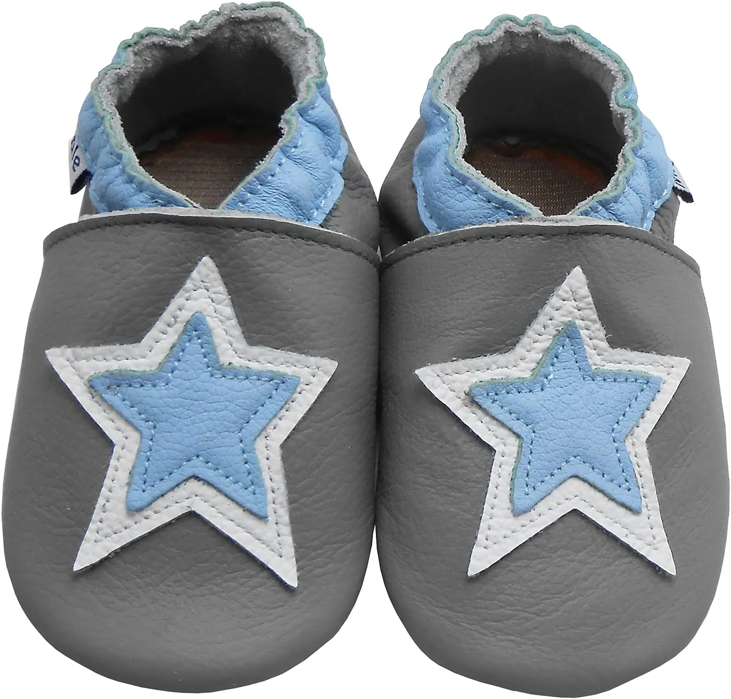 Mejale Baby Rubber Sole Shoes Boy Girl Infant Crawling Toddler Moccasins Leather Walking Anti-Slip Newborn Mini Kids Crib Boots
