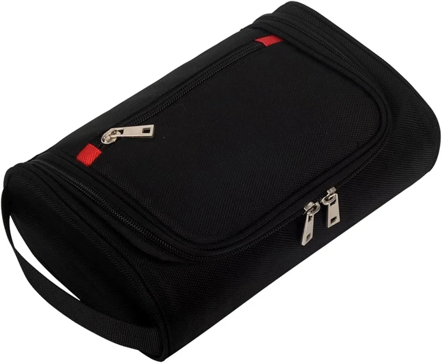 Men Waterproof Travel Toiletry Beautician Wash Bag Bathroom Leather Business Shaving Bag Ladies Shower Bag with Sturdy Handle