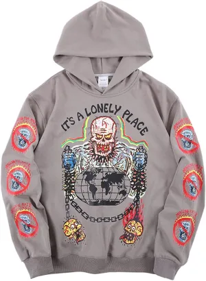 Men's 3D Graphic It's A Longly Palace Hoodie Men's Graphic Hooded Sweatshirt Long Sleeve Pullover Hoodie