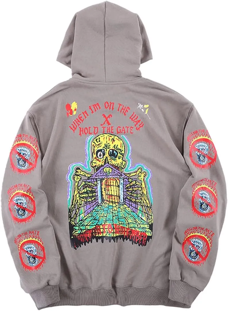 Men's 3D Graphic It's A Longly Palace Hoodie Men's Graphic Hooded Sweatshirt Long Sleeve Pullover Hoodie