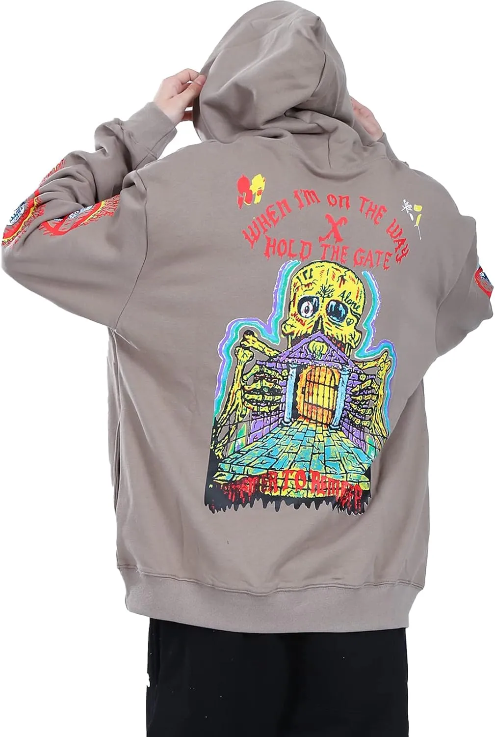 Men's 3D Graphic It's A Longly Palace Hoodie Men's Graphic Hooded Sweatshirt Long Sleeve Pullover Hoodie