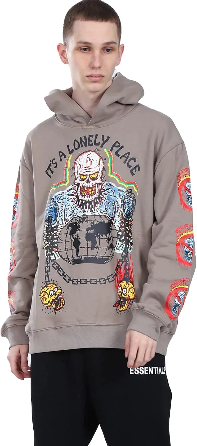 Men's 3D Graphic It's A Longly Palace Hoodie Men's Graphic Hooded Sweatshirt Long Sleeve Pullover Hoodie