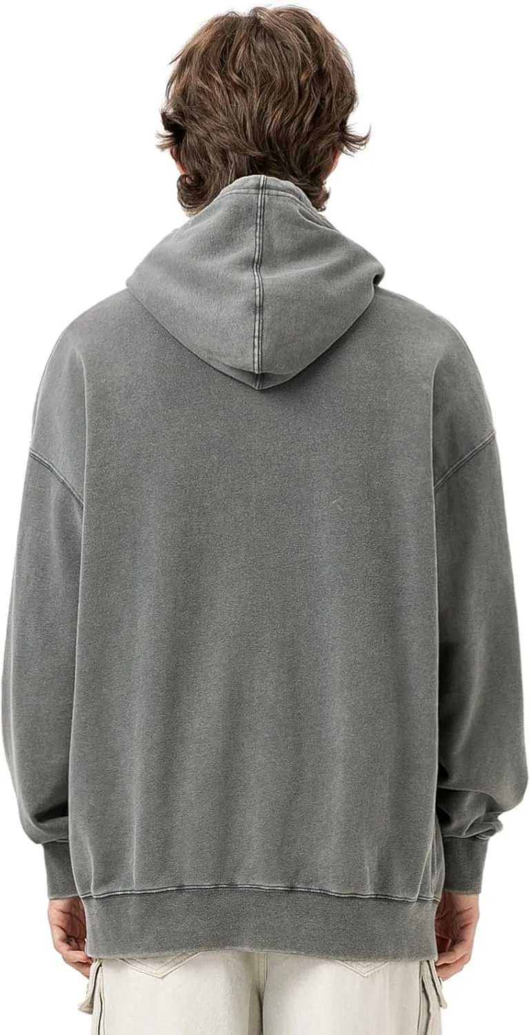 Men's 3D Graphic Print Hooded Casual Oversized Hoodies Pink&Grey Mix Special Color Long Sleeve For Unisex