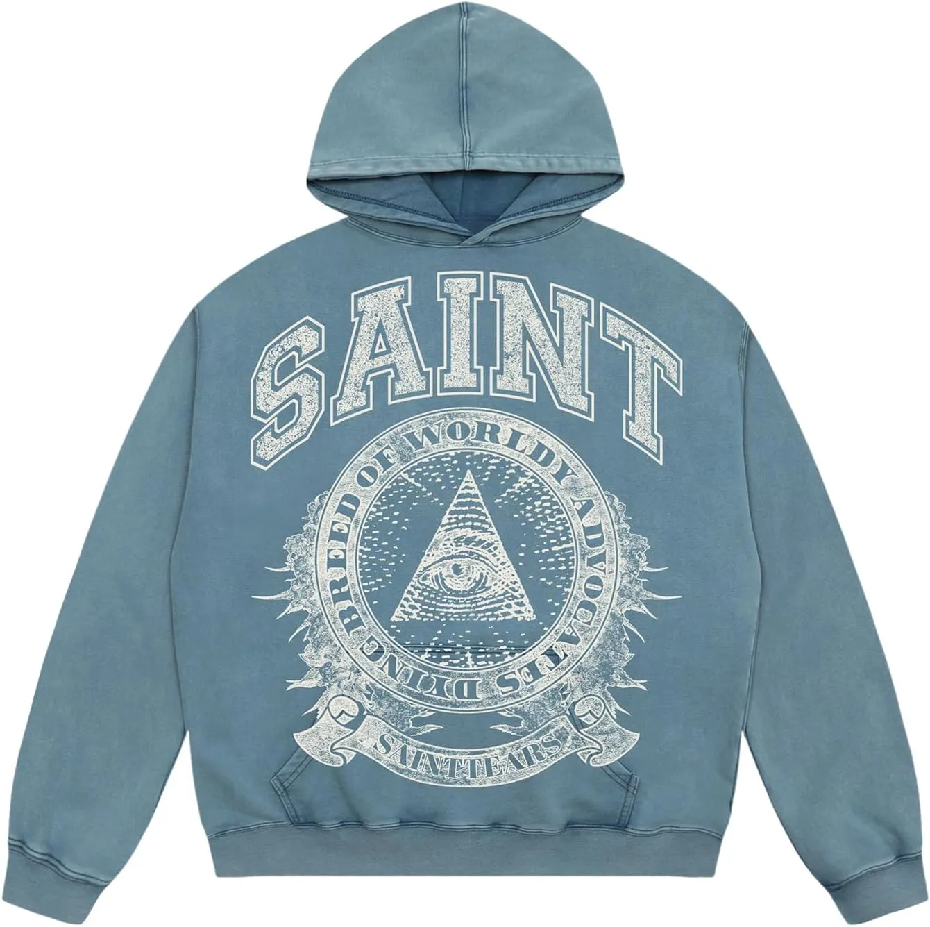 Men's Graphic Print Oversized Vintage Hoodies Casual High Gram Heavy Washed Cotton Winter Hoodies