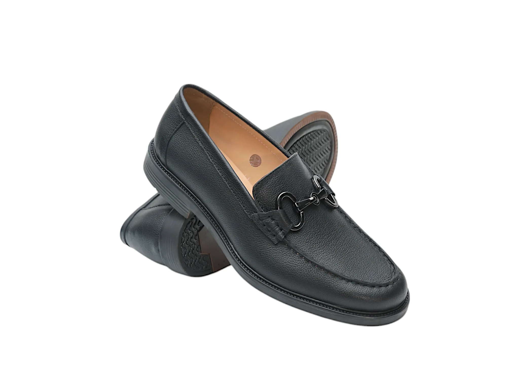Mens Leather Loafer Shoe 39906(Special Size)
