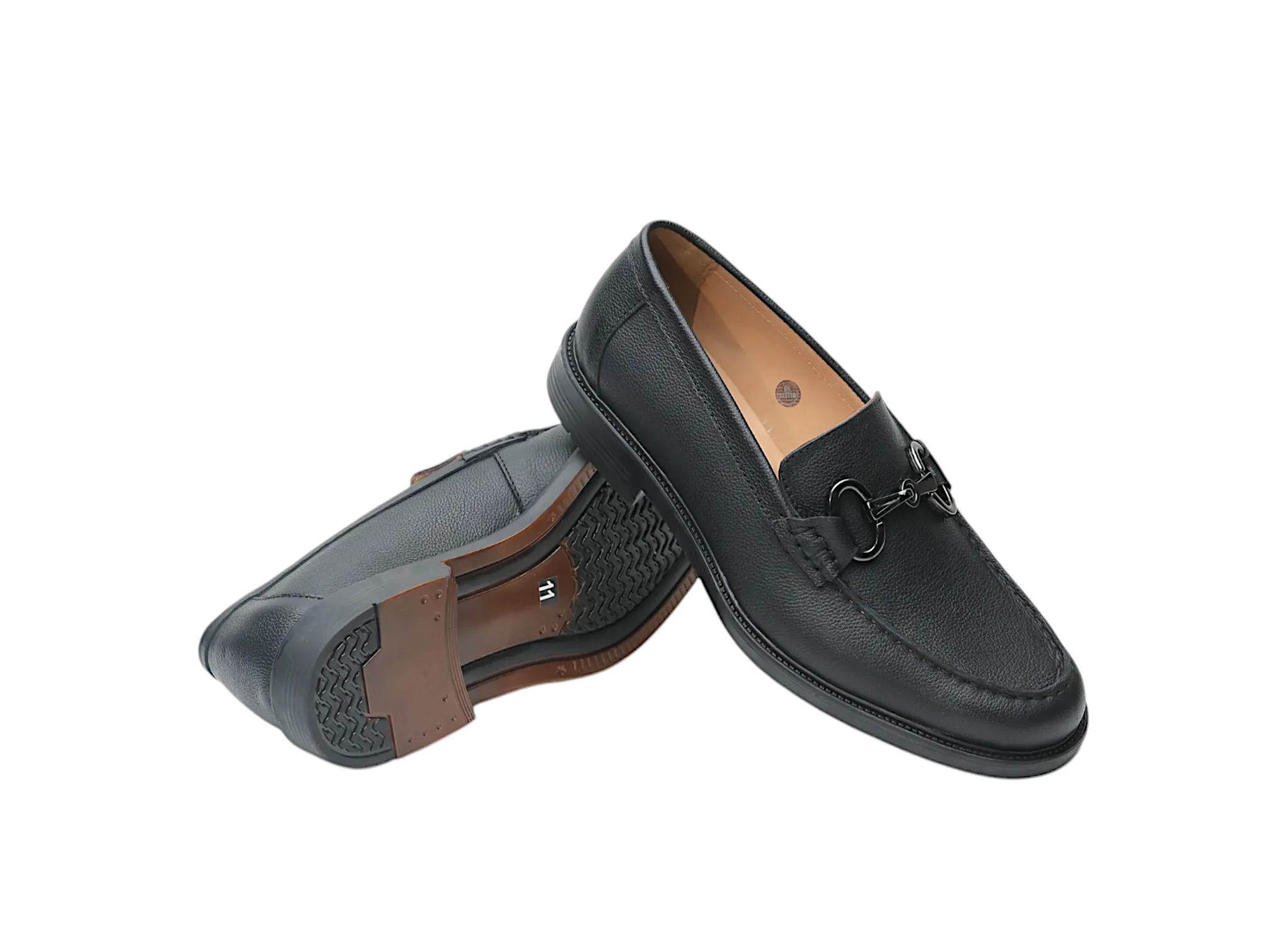 Mens Leather Loafer Shoe 39906(Special Size)
