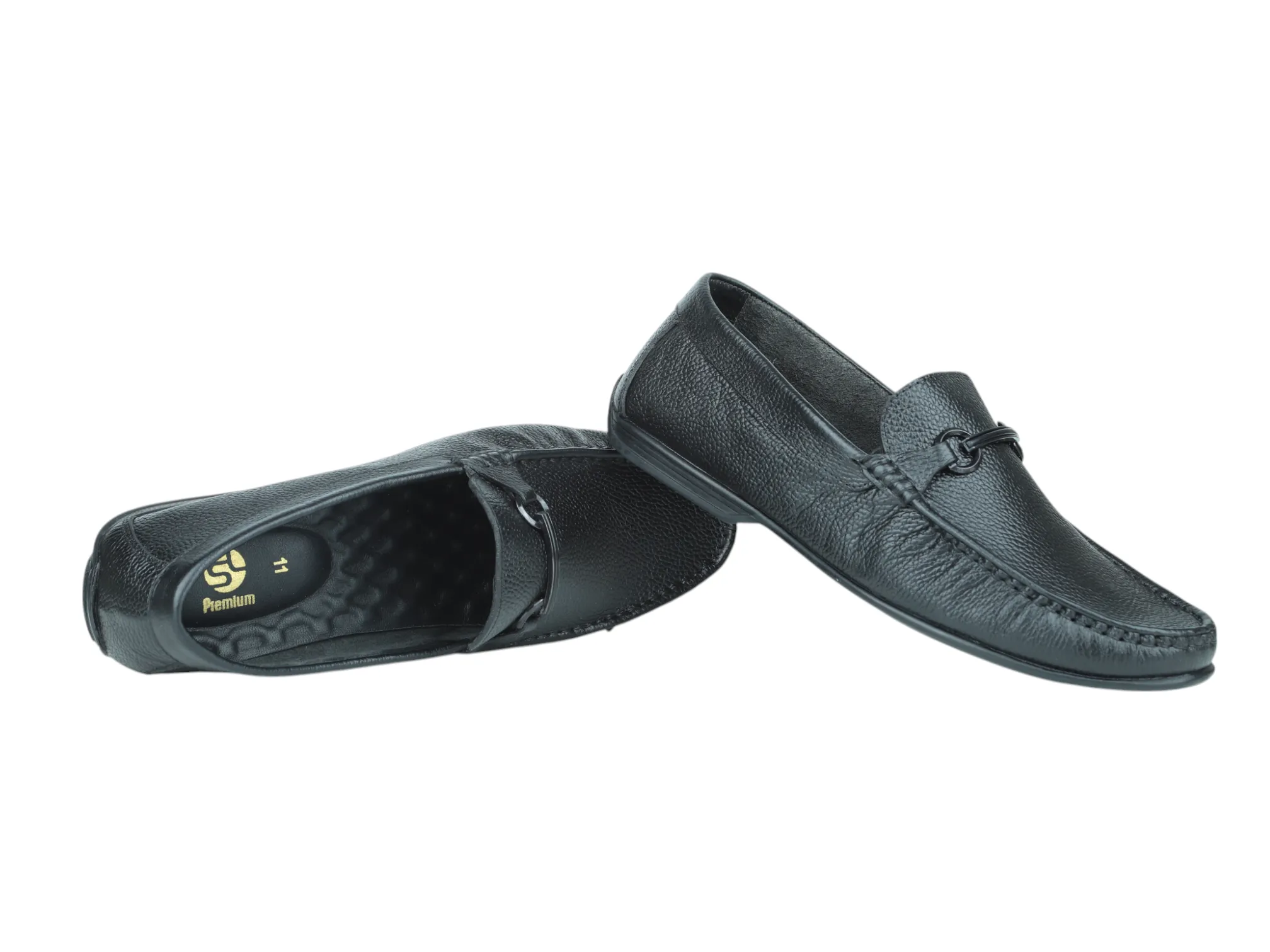 Mens Leather Loafer Shoe 58060 (Special Size)