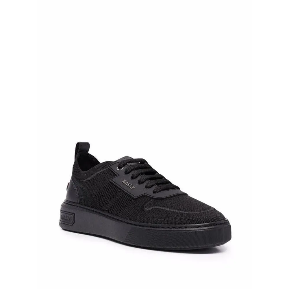 Men's Macky Knit Fabric Sneakers In Black