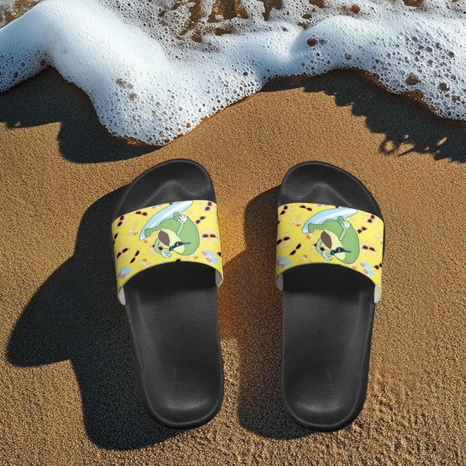 Men's Shower Shoes, Wear Resistant Shower Slippers, Lightweight Slides Sandals Pool Slides House Slipper Non-Slip Beach Sandal