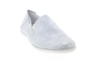 Mephisto Korie Korie-SLV Womens Gray Nubuck Slip On Loafer Flats Shoes