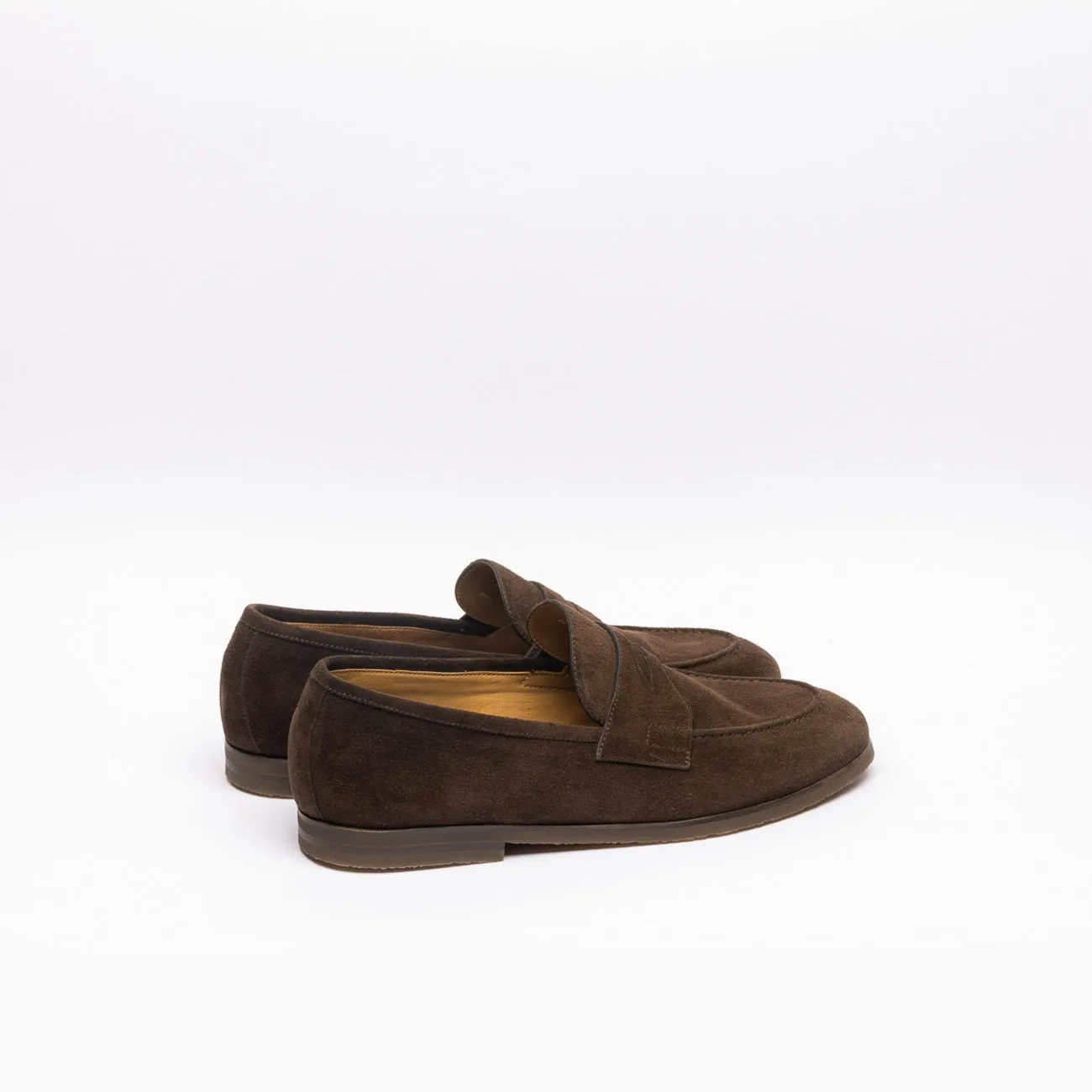 Mocassino penny Barrett 221U021 in camoscio marrone