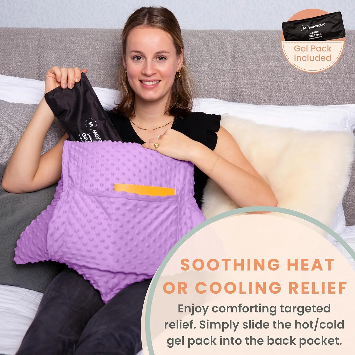 MOYOAMA Hysterectomy Pillow Post Surgery for Hysterectomy Recovery Must Haves- Surgery Pillow for Abdomen, Abdominal Pillow Post Surgery, Abdominal Surgery Recovery Pillow for Hysterectomy Gifts
