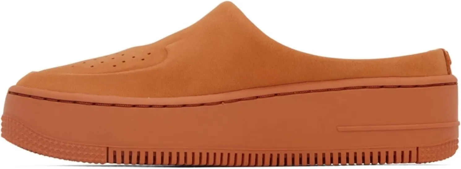 Nike Womens Air Force 1 Lover XX Leather Mules AO1523-800 Cinder Orange (Cinder Orange, US Footwear Size System, Adult, Women, Numeric, Medium, 7)