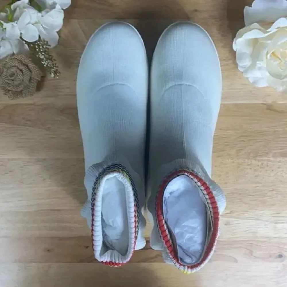 Opening Ceremony Bobby Sock Knit Sneaker-White