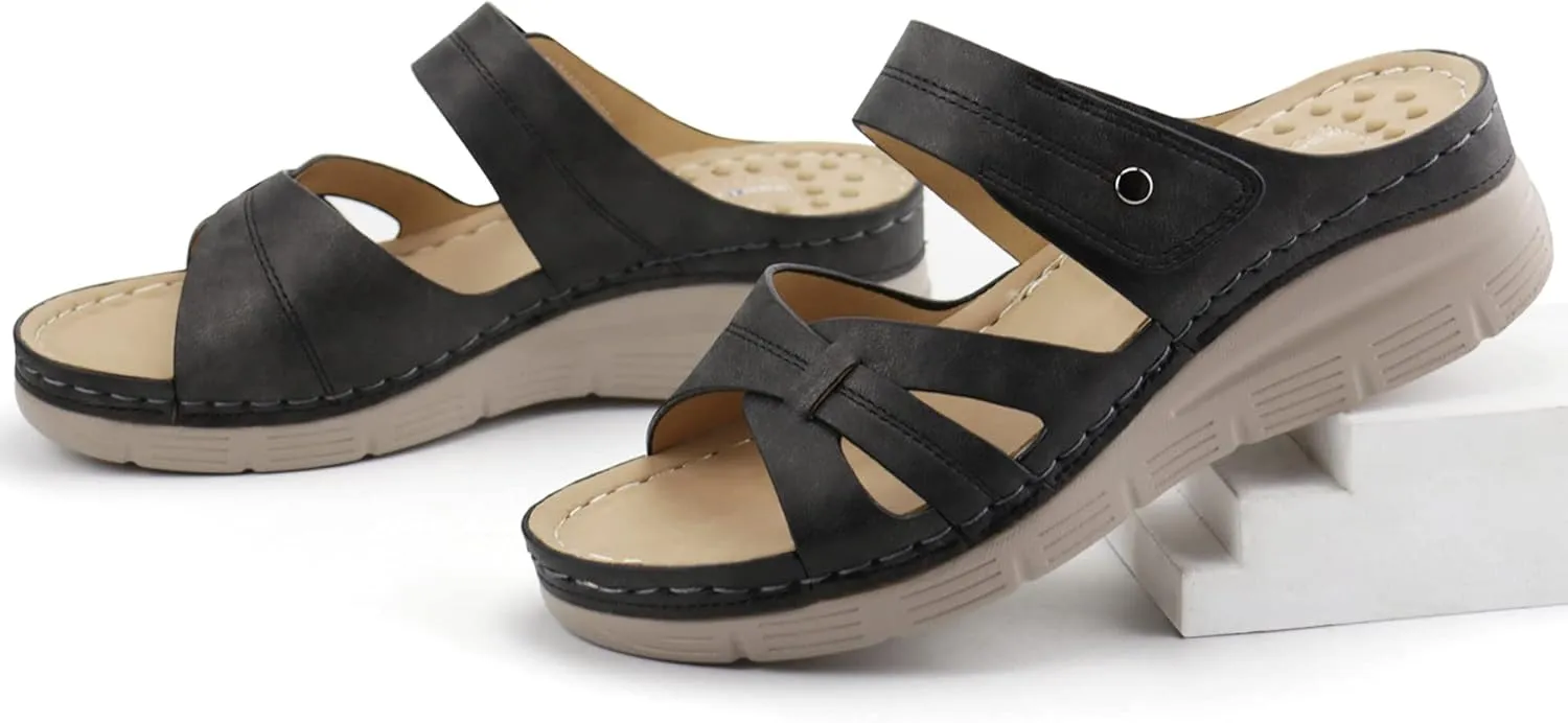 Ortho rest Women Orthotic Slides Comfortable Orthopedic Sandals Walking Sandals with Arch Support