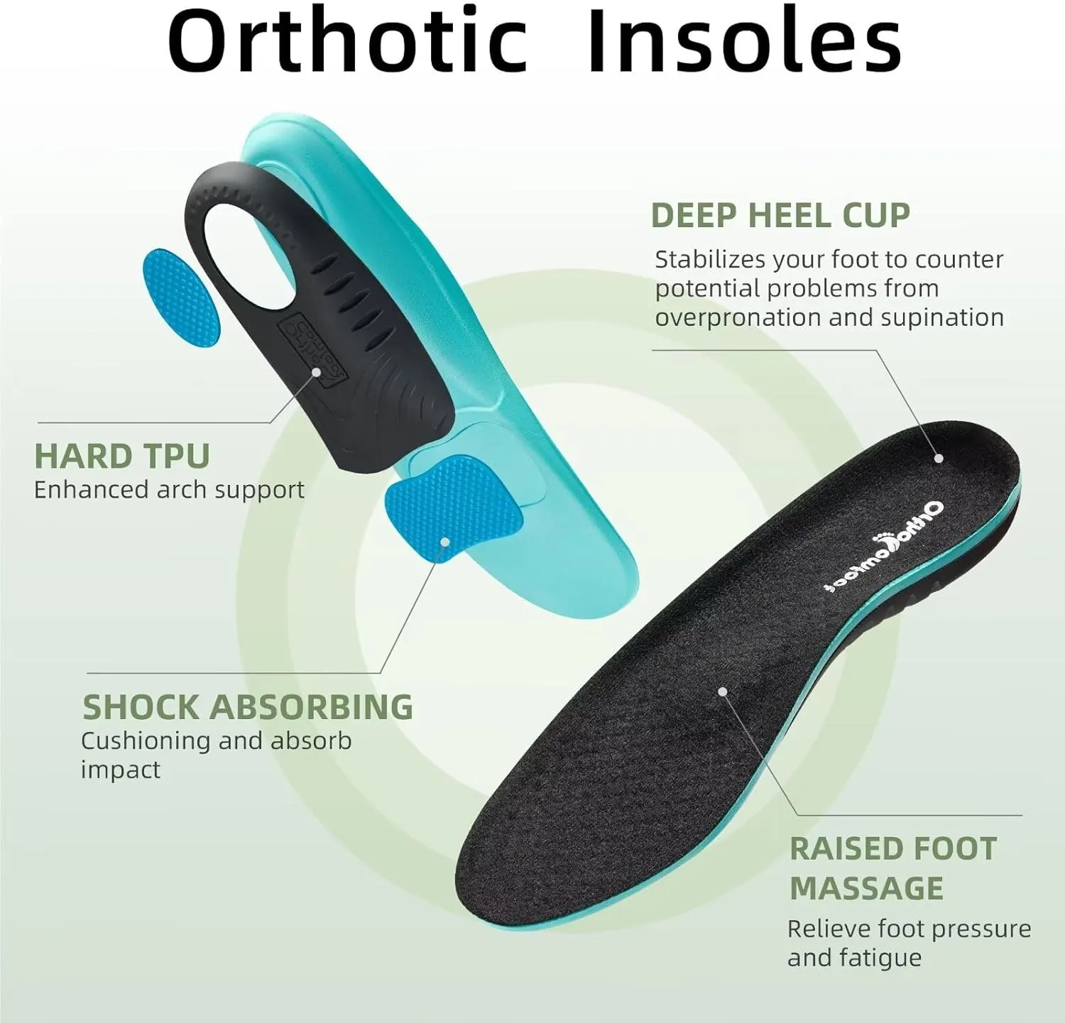 OrthoComfoot Men's Orthopedic Leather Dress Walking Shoes: Comfortable Plantar Fasciitis Fashion Sneakers with Arch Support, Casual Orthotic Business Work Shoes for Foot and Heel Pain Relief