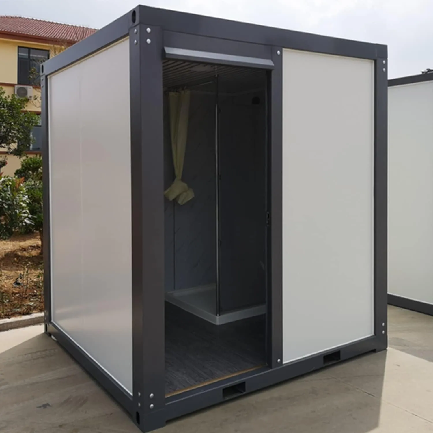 Outdoor Portable Restroom with Shower, Mobile Toilet for Concerts, Conventions, Construction, Sporting Events