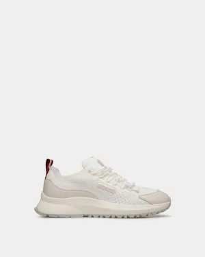 Outline Sneaker In White Nylon