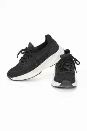 Outwoods Stride Women's Lace Up Knit Sneaker