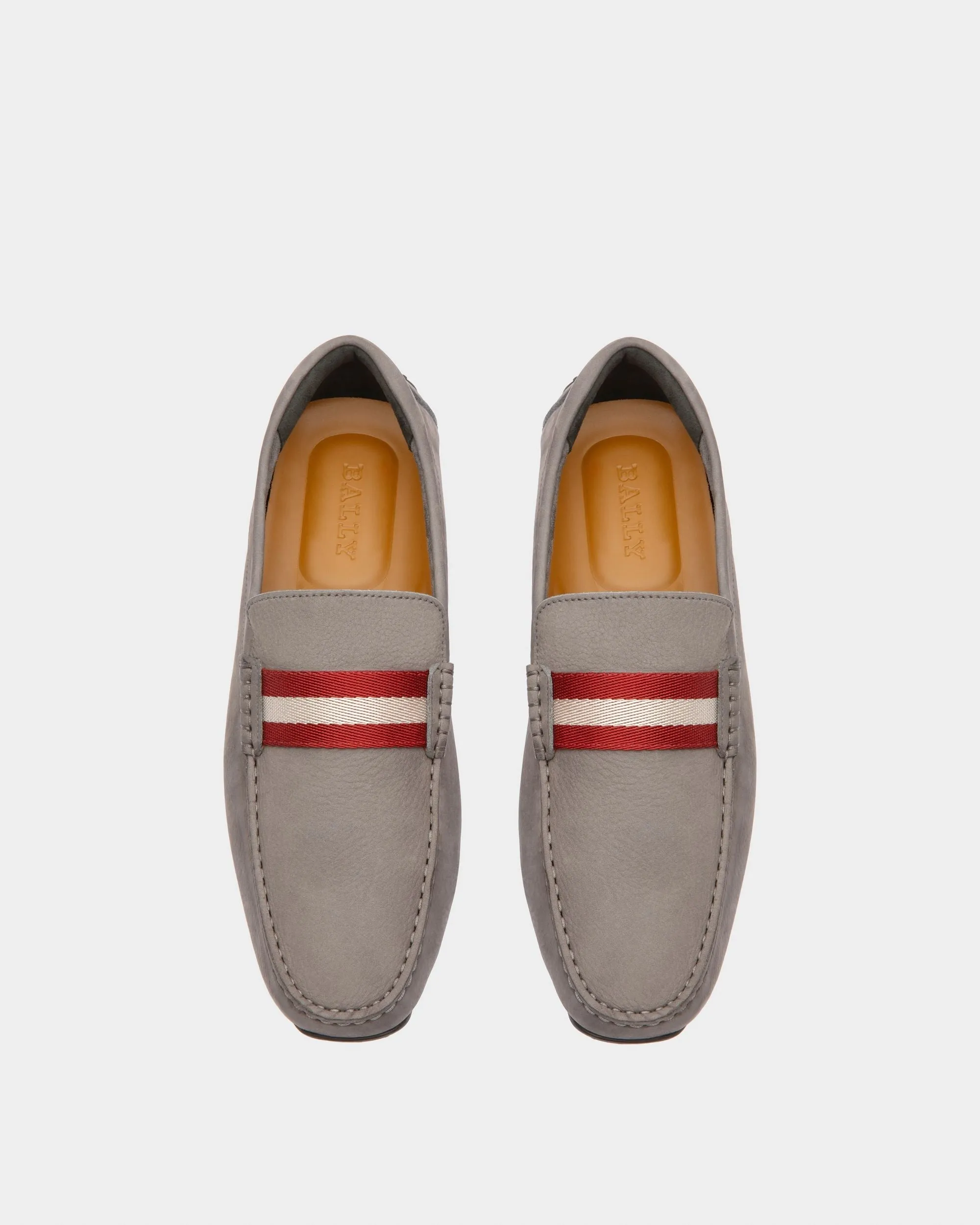 Pearce Leather Drivers In Grey