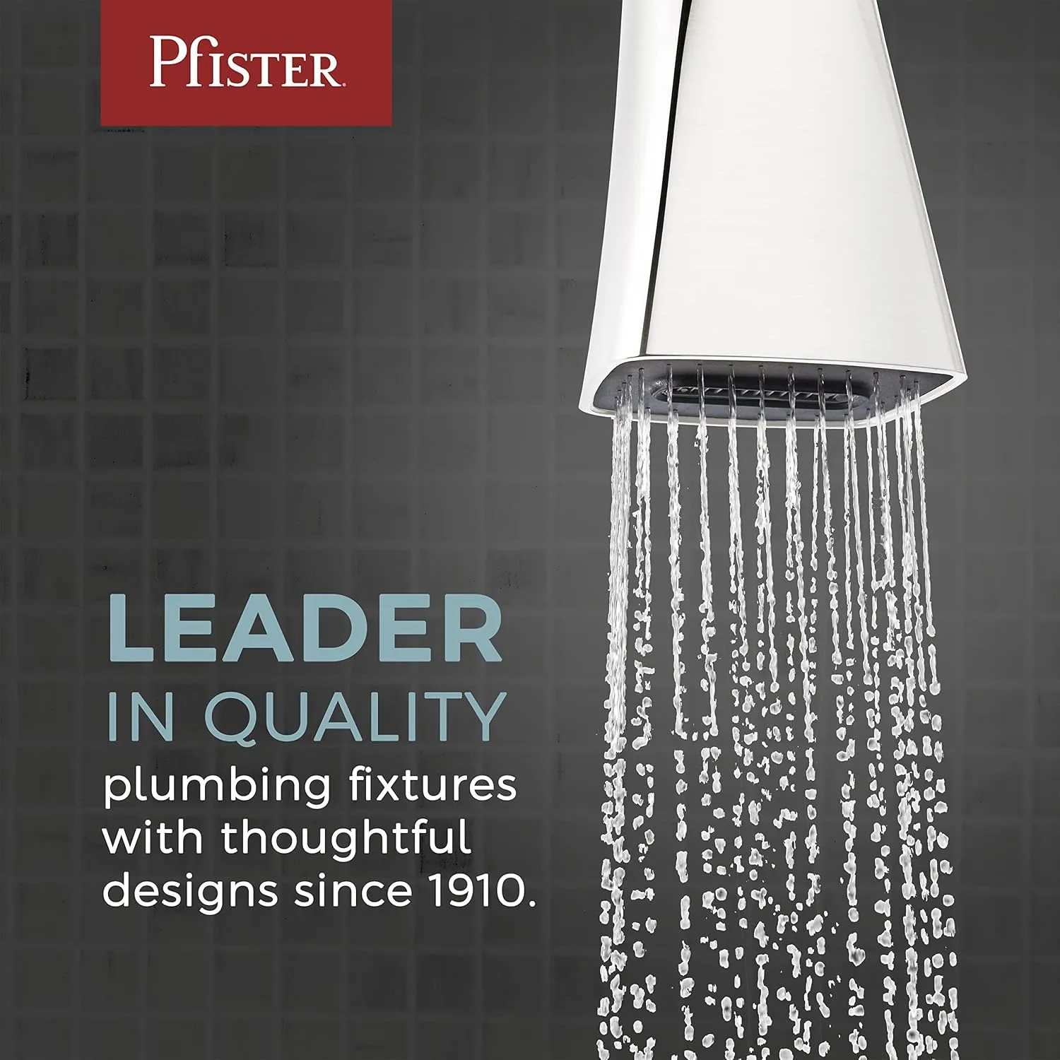 Pfister R89-1RHBG Rhen 1-Handle Tub & Shower Valve Only Trim, Brushed Gold