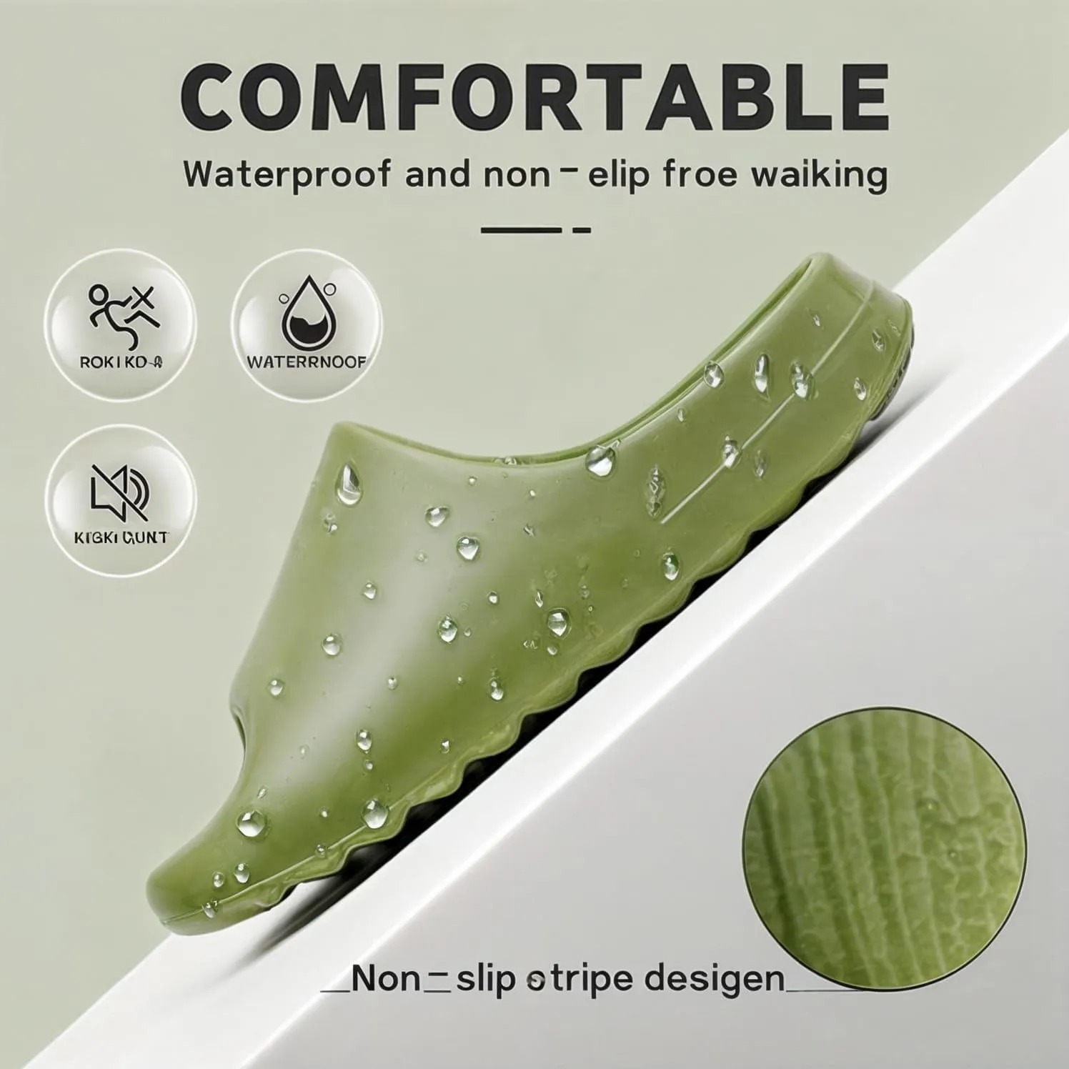 Pillow Slippers for Women and Men Cloud Platform Slides Anti Slip Cloud Slippers Lightweight EVA Comfy Shower Slides Open Toe Sandals for Indoor and Outdoor