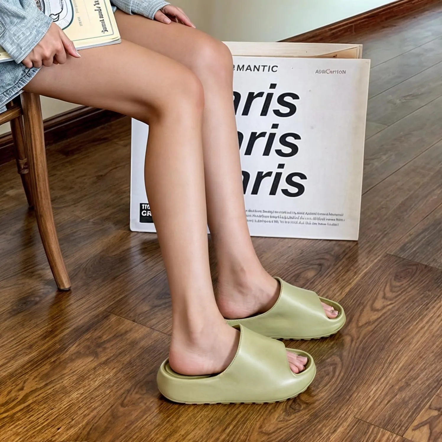Pillow Slippers for Women and Men Cloud Platform Slides Anti Slip Cloud Slippers Lightweight EVA Comfy Shower Slides Open Toe Sandals for Indoor and Outdoor