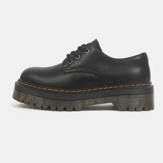 Platform Oxfords lace-up Loafers