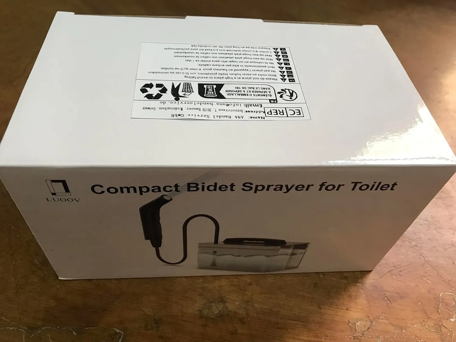 Portable Bidet Travel Bidet Sprayer Electric Bidet Portable Jet Spray for Toilet,Bathroom and Outdoor Hiking，Muslim Shower Spray with 2.3Liters Water Storage (Black 2.3Liters)
