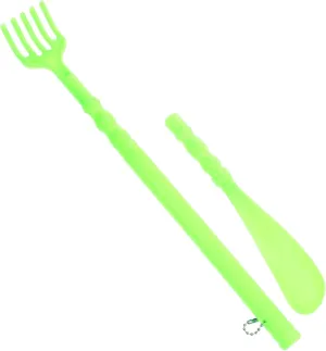 Practical Massage Claw Shoehorn Long Claw Back Scratcher for Shower Travel and Home Use