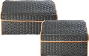 Premium Foldable Trunk Organizer for SUV | Car Trunk Storage Organizer | 21.6 inch (2 Pack)