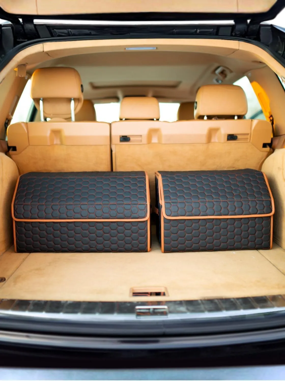 Premium Foldable Trunk Organizer for SUV | Car Trunk Storage Organizer | 21.6 inch (2 Pack)