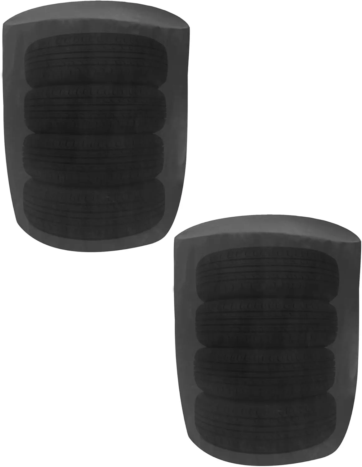 QWORK TireHide - Efficiently Store Tires (up to 30") with Waterproof Bag Cover, 2 Pack Large Garage Mate Tire Hide