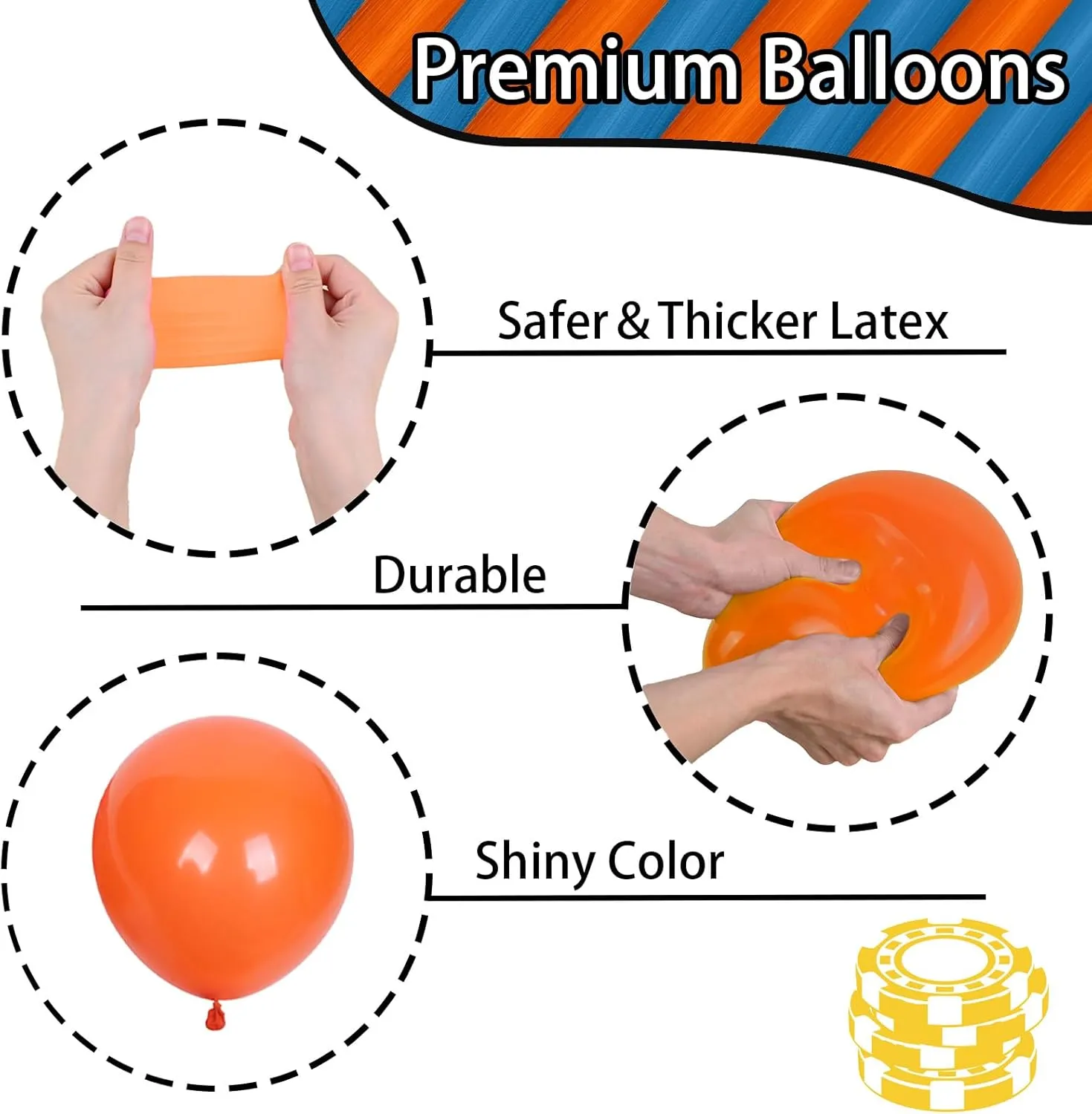Race Cars Balloons Garland, 110 Pcs Yellow Blue and Orange Balloons Arch Kit with 18 Inch Checkered Balloons, Orange White Balloons for Race Car Birthday Party Decorations Two Fast Birthday Decor Boys