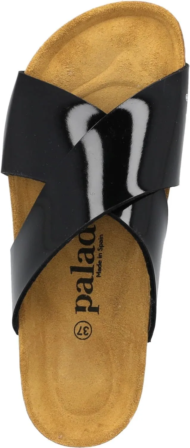 Rianel Women's Mules - Comfortable Sandals with Crossed Straps - Slippers - Fashionable Summer Shoes