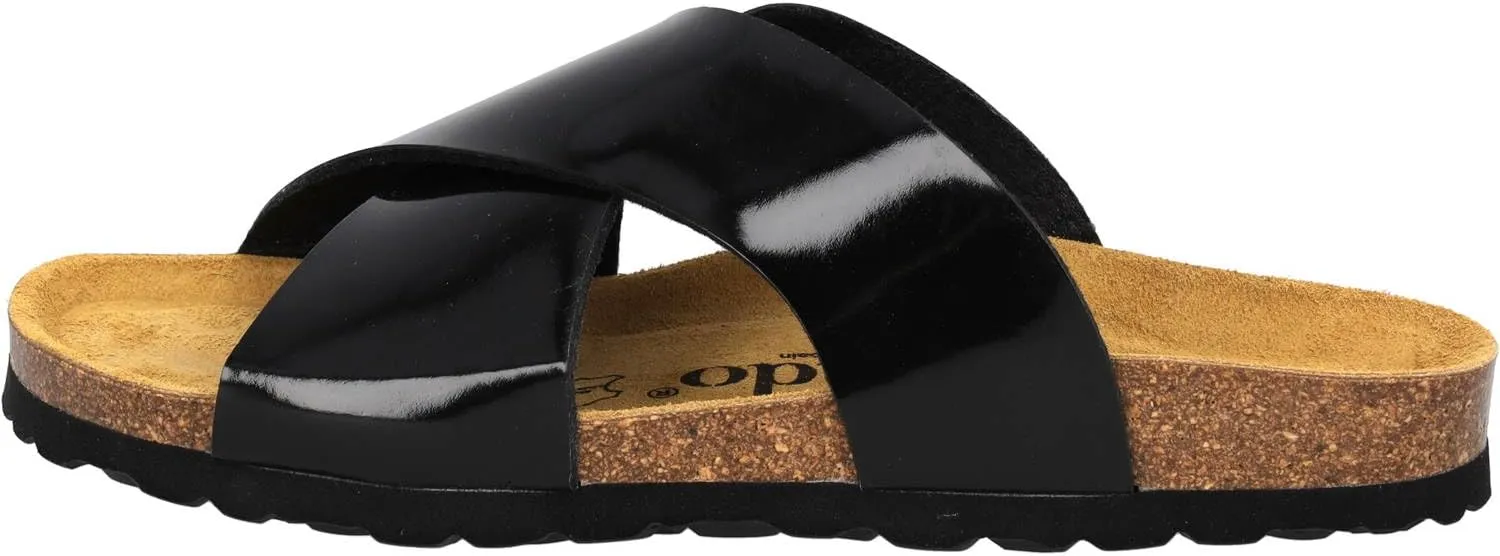 Rianel Women's Mules - Comfortable Sandals with Crossed Straps - Slippers - Fashionable Summer Shoes