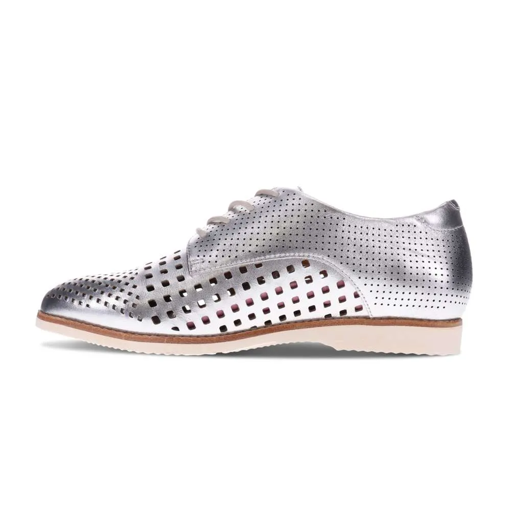 Rihannah Punched Oxford - Silver