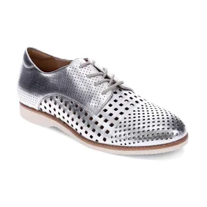 Rihannah Punched Oxford - Silver