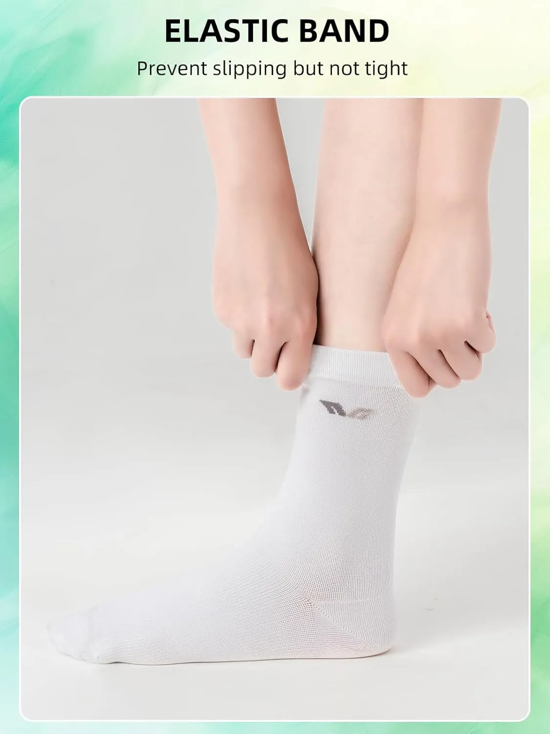 ROCKBROS Cycling Socks Womens 4pcs Running Socks Athletic Socks Compression Socks for Women Ankle Socks
