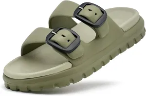 rosyclo Cloud Sandals for Women and Men, Pillow House Slippers Shower Shoes Bathroom Indoor Outdoor Slide Sandals, Buckle Adjustable, Ultimate Comfort, Lightweight, Thick Sole, Non-Slip