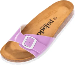 Samos Women's Mules - Shoes with Adjustable Straps - Outdoor & Slippers with Sole Made of Finest Suede - Sandals with Natural Cork Footbed